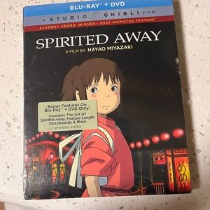 SOLD Brand new Spirited Away Blu-Ray & DVD STUDIO GHIBLI